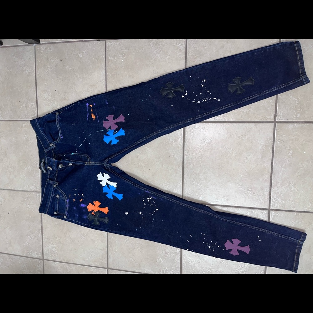 2 Chrome Heart Jeans FOR SALE